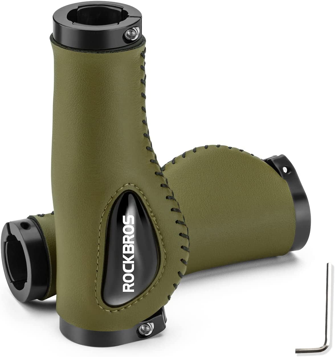 ROCKBROS Bike Handlebar Grips Ergonomics Design Soft Gel Dual Lock on Bicycle Handlebar Grips for Mountain MTB MBX Bike Electric Scooter Walmart