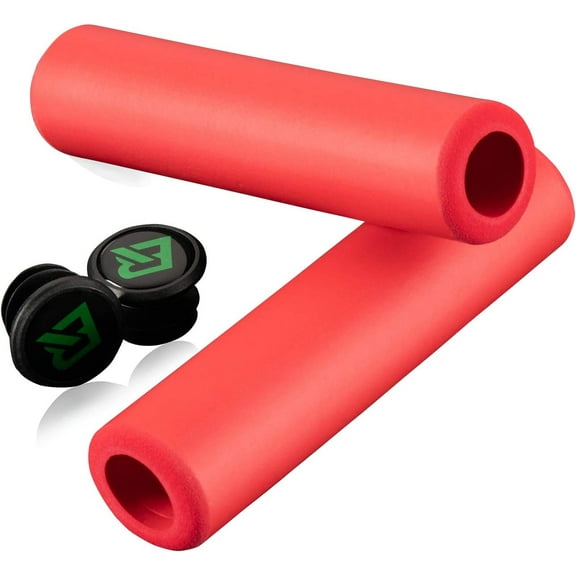 ROCKBROS Bike Handlebar Grips Foam Comfortable Shock Absorption Handle Grips for BMX, Mountain, MTB, Beach Cruiser, Scooter