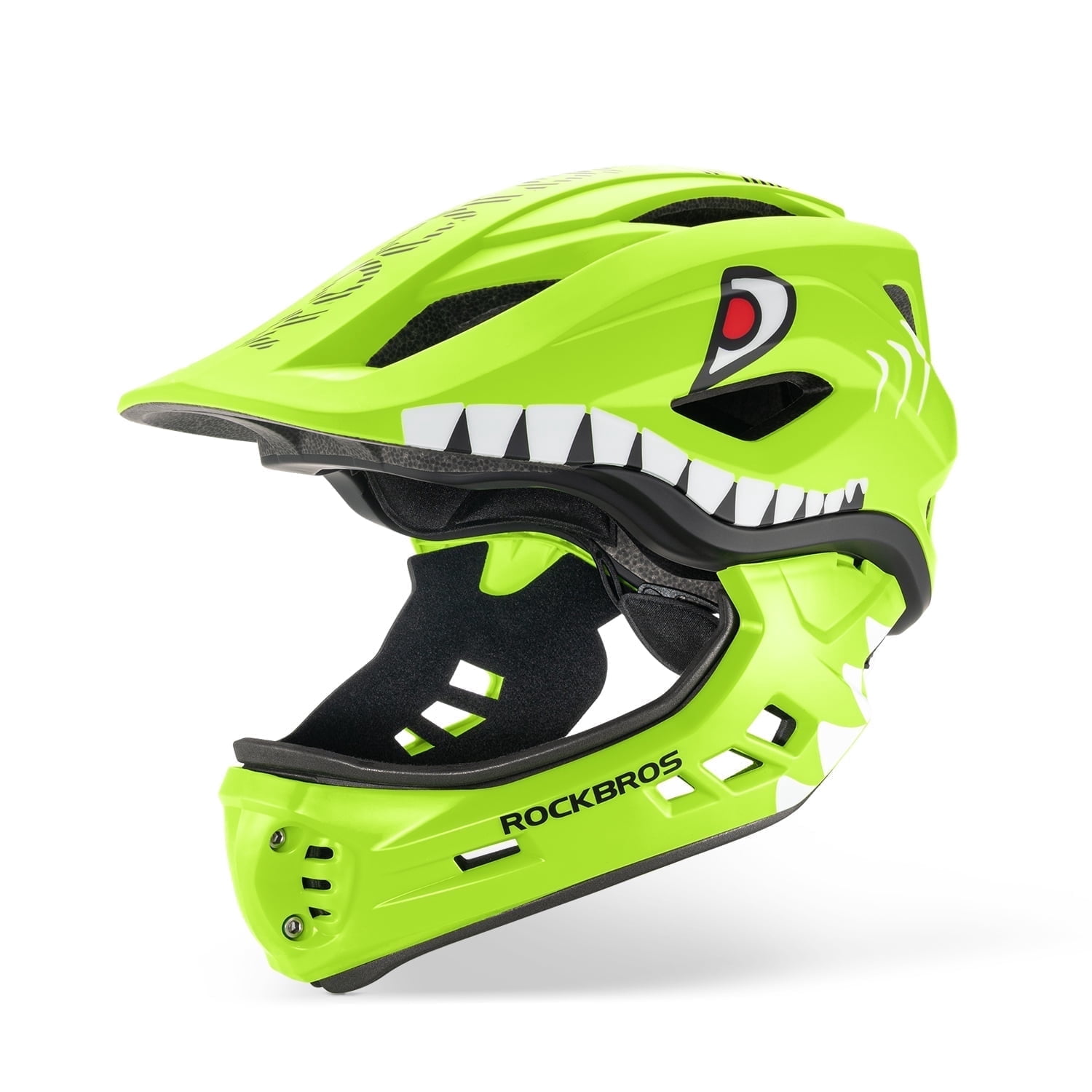 ROCKBROS Bike Helmet Boys Girls Kids Helmet Full Face Helmet for Multi-sports Universial Adjustment(Age 5-12+)