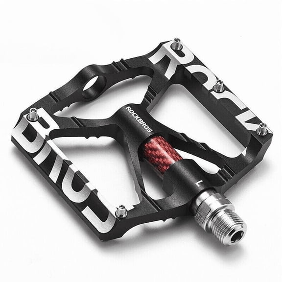 ROCKBROS Bike Pedals Cycling Wide Tread Non-slip Foot Peg Sealed Bearing Anti-slip Bicycle Pedals for MTB/Road Bike