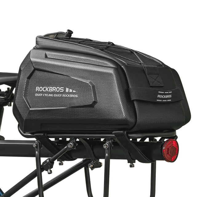 ROCKBROS Bike Rack Bags Hard Shell Bicycle Rear Rack Bag Large Pannier