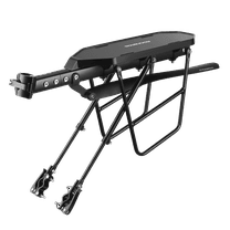 ROCKBROS Bicycle Rack Standard Plate Rack Quick-release Seat Post Clamp with Built-in Mudguard 25KG Load Weight Upgraded Multi-functional Aluminum Alloy Stable Load-bearing Support Bike Rack