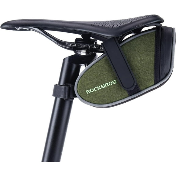 ROCKBROS Bike Saddle Bag Seat Bag, Lightweight Saddle Bag Cycling, Bike Storage Bag Under Seat for Mountain Road Bike