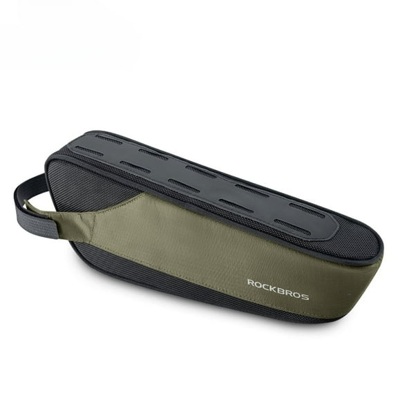 ROCKBROS Bike Sewing Tube Bag Bicycle Triangle Bag 1.4L Small Aerodynamic Lightweight Bag for Road Bike/Moutain Bike Storage