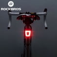 thumbnail image 1 of ROCKBROS Bike Tail Light Rear Light USB Rechargeable Waterproof Night Warn Hemlet Taillight, 1 of 11