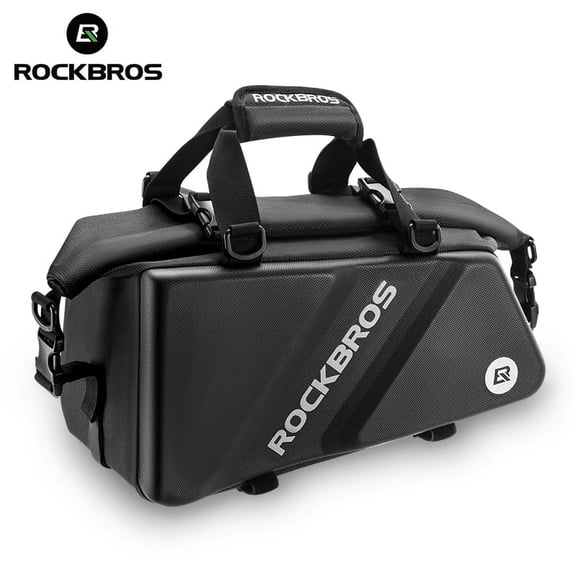 ROCKBROS Bike Trunk Bag Hard Shell Waterproof Rear Seat Luggage Pannier 11.6L