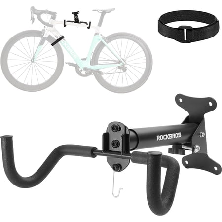 ROCKBROS Bike Wall Mount Replacement Hook – Sturdy Garage Horizontal Bicycle Storage Rack for Mountain Bike MTB Road Bike