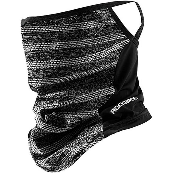 Rockbros Breathable Face Mask with Ear Loops, Black