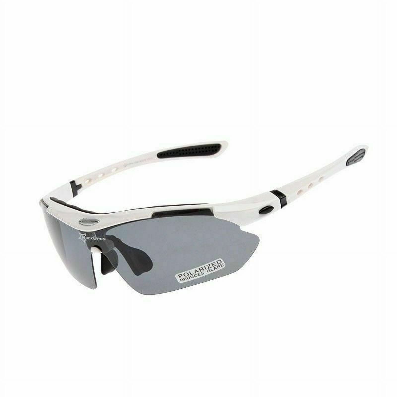 ROCKBROS Cycling Glasses Sport Sunglasses Polarized with 5 Lens Myopia  Frame Running Fishing UV400 Men Women