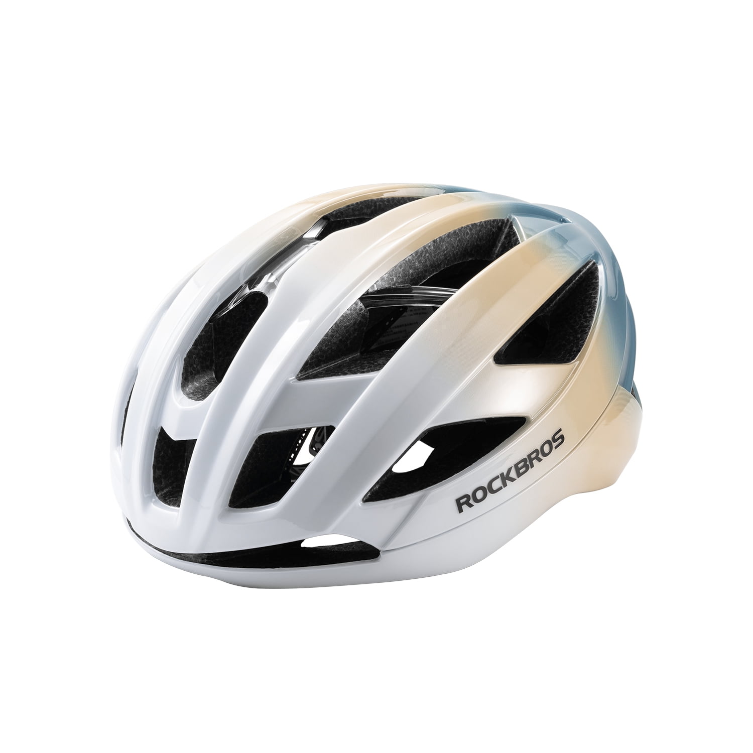 ROCKBROS Cycling Helmet Keel Structure Hardcore Protection One-piece 3D Lining Modling Quick-release Magnetic Buckle Bike Helmet