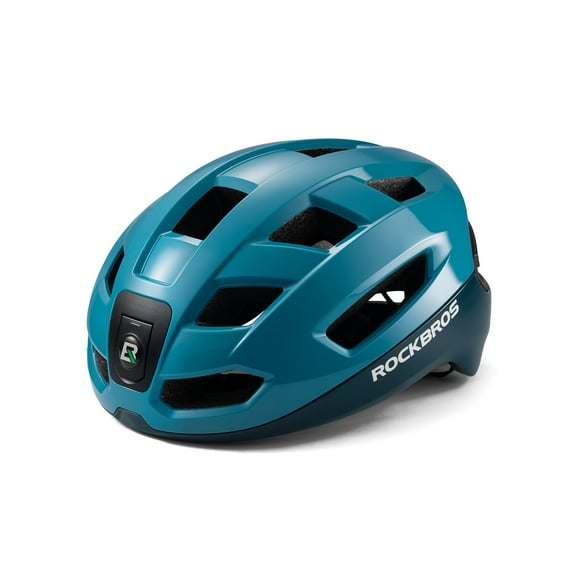 ROCKBROS Cycling Helmet Lighting Smart Remote Warning Light Control Helemt,Front/Tail/Turn Signal Light High-density Foaming One-piece Molding Safety Helmet