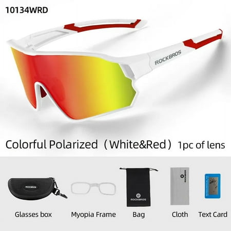 ROCKBROS Cycling Polarized Sunglasses Bicycle Glasses Outdoor Sports Eyewear UV