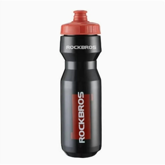 ROCKBROS Cycling Water Bottle 600ml/750ml Squeezable Lightweight with Dust Cover Cup