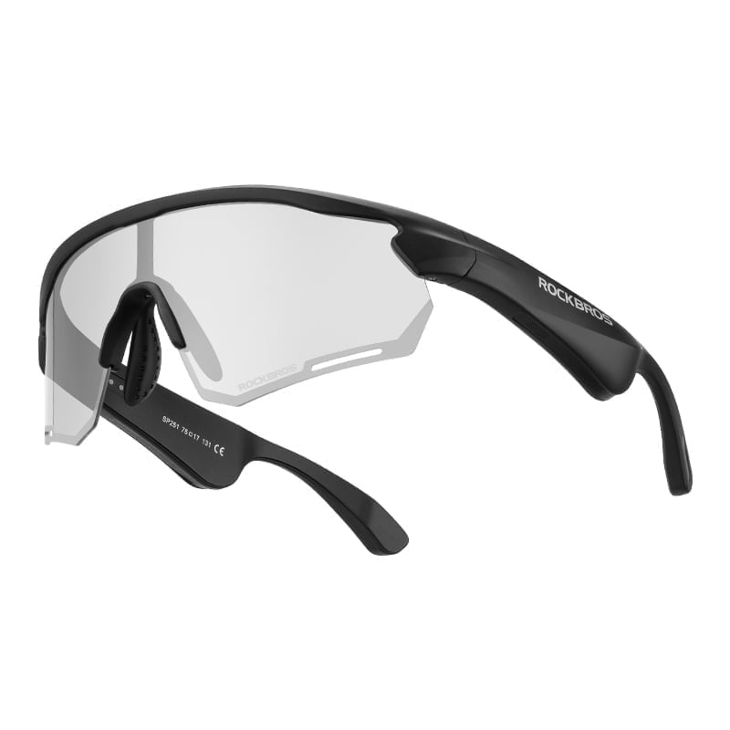 ROCKBROS Bluetooth Sunglasses Photochromic Outdoor Electronic Sunglasses for Running/Driving/Cycling/Business