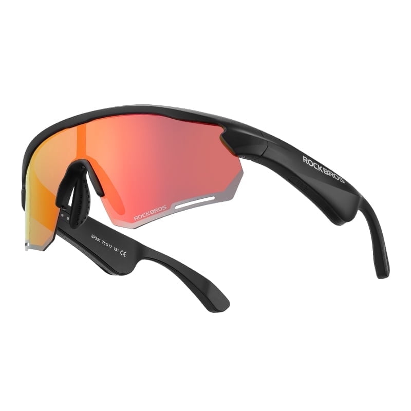 ROCKBROS Bluetooth Sunglasses Polarized Outdoor Electronic Sunglasses for Running/Driving/Cycling/Business