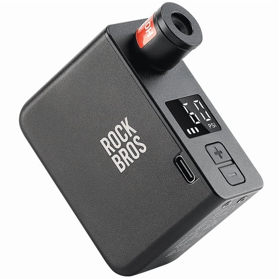 ROCKBROS Bike Electric Air Pump Mini AV/FV Air Inflator Portable Type-C Charging