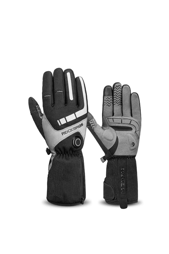 Electric Gloves Cold Weatherfor Cycling Heated Gloves Rechargeable Battery Thermal Mittens Gloves for Men Women Winter Touchscreen Waterproof Warm Glove Liners