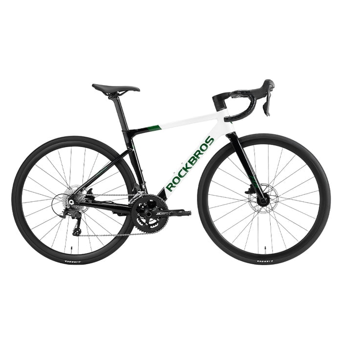 ROCKBROS FLR-W3 450 Road Bicycle 700C 28 Inch 2×10 Speed Hydraulic Disc Brake Aluminum Lightweight Urban Commute Bike Black
