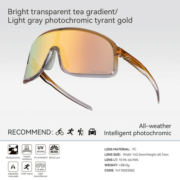 ROCKBROS Cycling Sunglasses Fashion and Colorful Anti-fog Transparent Sungglasses Polarized Cycling Unisex Sport UV400