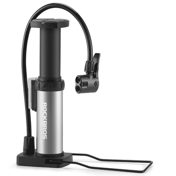 ROCKBROS Foot Air-pump 100psi AV/FV Adjustable Air Pump for Electric Car/Motorcycle/Bicycle/Family Car Lightweight Easy Portable Storage Set up