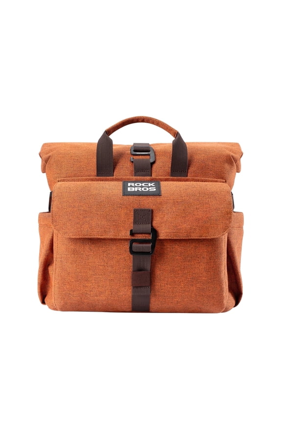 Front Bicycle Travel Bags Front,Expandable 15L Capacity,Folding Bike Backpack/Daily Handbag/Bike Frontbag/Travelbag