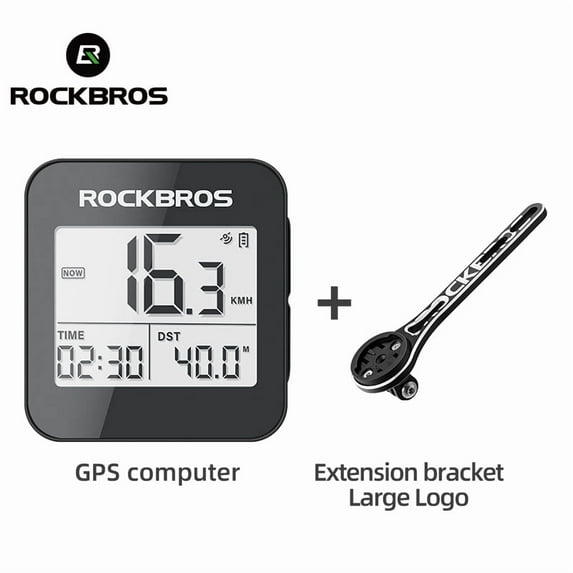 ROCKBROS G1 Series Cycling Computer Speedometer GPS Outdoor Professional Riding Status Indicator with Extension Bracket