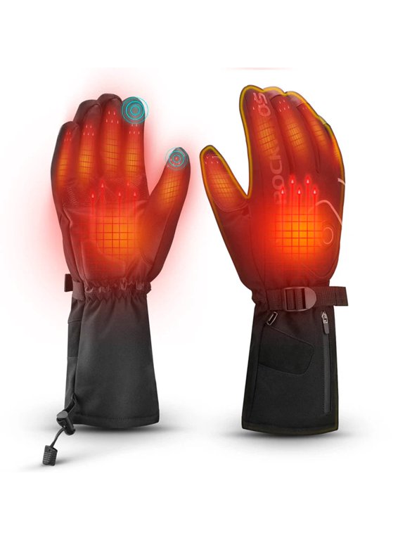 Bike Electric Heated Gloves Touch Screen Waterproof Thermal Gloves