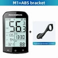 thumbnail image 1 of ROCKBROS M1 Series Wireless Cycling Computers ANT+ Bluetooth Bicycle Computer, Mini Speedometer Odometer LCD Screen GPS/BDS/Galileo Position System, 1 of 3