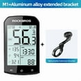 thumbnail image 1 of ROCKBROS M1 Series Wireless Cycling Computers ANT+ Bluetooth Bicycle Computer, Mini Speedometer Odometer LCD Screen GPS/BDS/Galileo Position System, 1 of 3