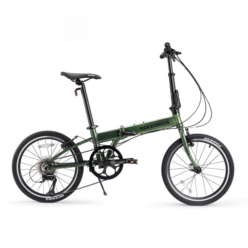 ROCKBROS MBS Folding Bike,20inch 8-Speed,Shimano V Brake,Aluminum Alloy Unisex
