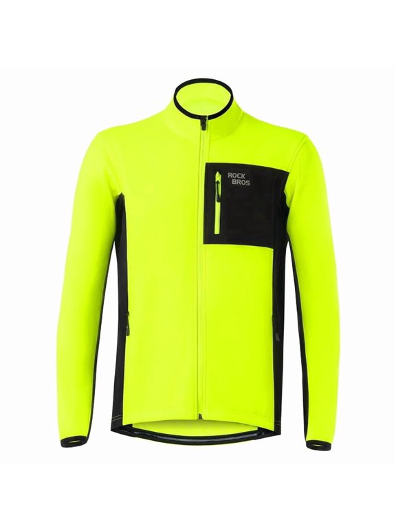 Men’s Winter Cycling Thermal Jacket, Warm, Breathable, Windproof with 3 Pockets