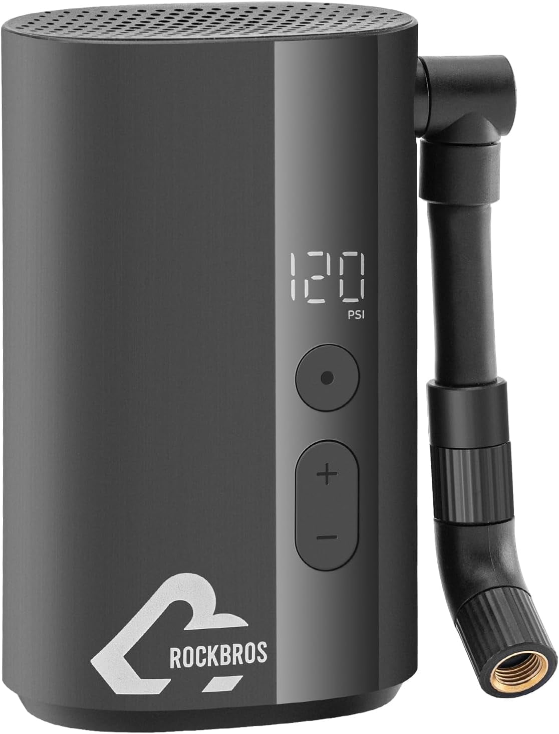 ROCKBROS Mini Bike Pump Electric 150PSI 32s Fast Inflate Bike Tire Pump with Digigt Guage Auto Shutoff Air Pump with Presta and Schrader Valve Walmart
