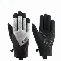 ROCKBROS Motorcycle Cycling Gloves Winter Gloves Fleece Thermal Windproof Mitten
