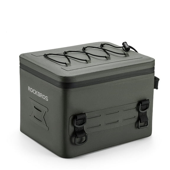 ROCKBROS Motorcycle Rear Bag Storage Panniers 13L Large Capacity Waterproof Riding Inner Classified Storage 3D Whole Sided Keel Support Adjustable Shoulder Straps Bags