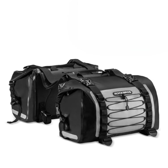 ROCKBROS Motorcycle Pannier Side Bags Waterproof 62L Luggage Stroage Saddle Bags