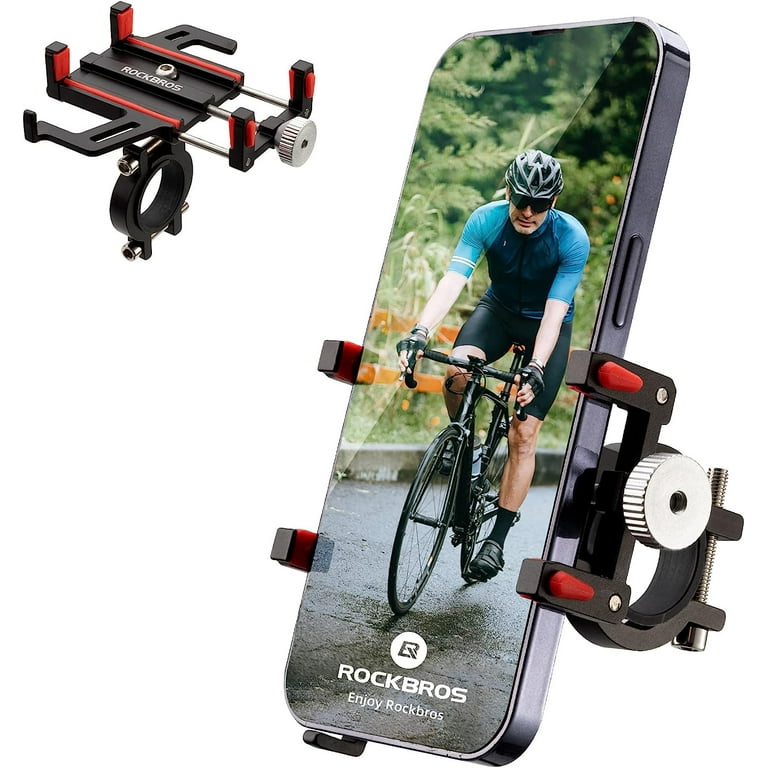 ROCKBROS Motorcycle Phone Mount Aluminum Alloy Bike Phone Mount