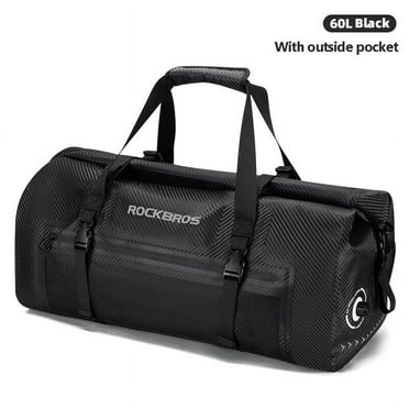 ROCKBROS Motorcycle Storage Bag Travel Bag Waterproof Bag 20-60L Rear Seat Bag Large Capacity Backpack 4 in 1 Multifunctional Rainproof Bag
