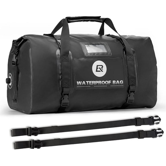 ROCKBROS Motorcycle Travel Dry Duffel Bag Waterproof Duffel Bag 60L for Motorcycling Boating Kayaking Camping Fishing Outdoor Adventure for Men Women