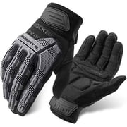 Rockbros Bike Gloves with Gel Pad, Touch Screen Knuckle Protection Layca+Rubber, Unisex Motorcycle Gloves for Moter Ride/Mountain Bike/Dirt Bike
