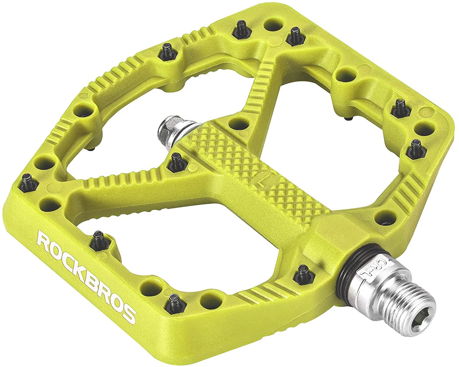 ROCKBROS Mountain Bike Pedals Flat MTB Pedals Nylon Fiber Bicycle Platform Pedals for Road Mountain BMX MTB Bikes 9 16 Black Walmart Business Supplies