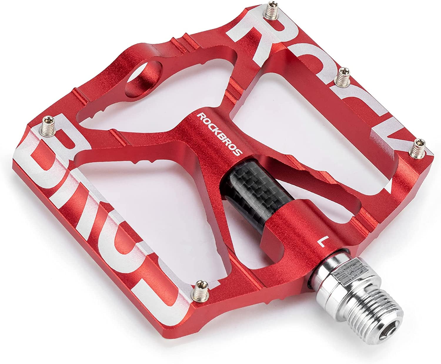ROCKBROS Mountain Bike Pedals MTB Pedals CNC Non Slip Lightweight Aluminum Alloy Bicycle Pedals Sealed Bearings Bicycle Platform Pedals 9 16 BMX Road Bike Pedal Walmart