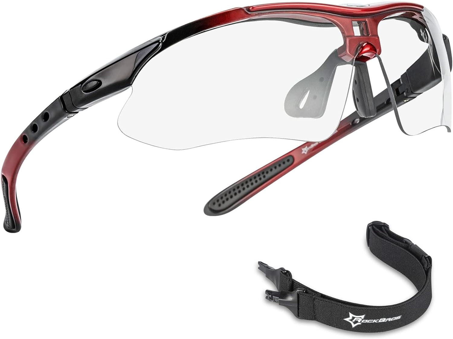 ROCKBROS Photochromic Sunglasses Mens Bike Glasses for Sports Cycling Biking Running Fishing Sunglasses UV Protection
