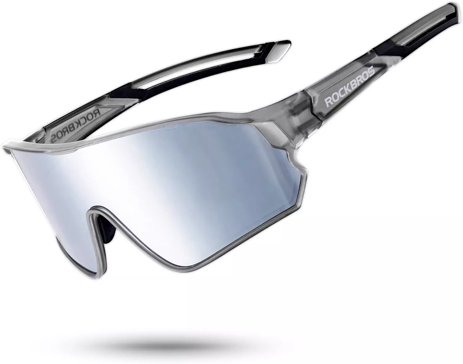 ROCKBROS Photochromic Sunglasses for Men Women Sports Cycling Glasses UV Protection Windproof Bike Glasses for Running