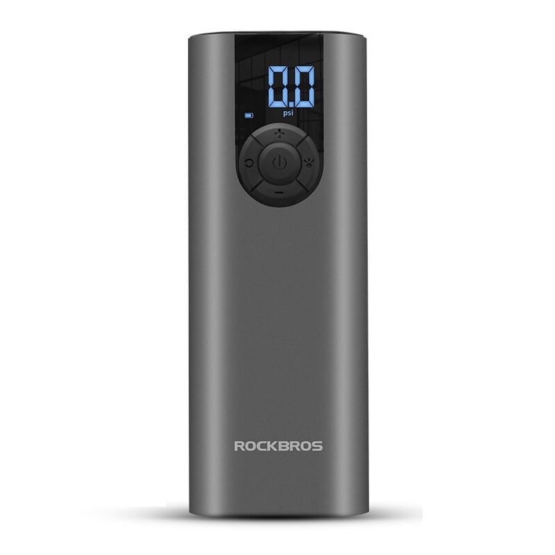 ROCKBROS Portable Air Pump 150PSI Mini Electric, Cordless Air Compressor with LED Light Indicator