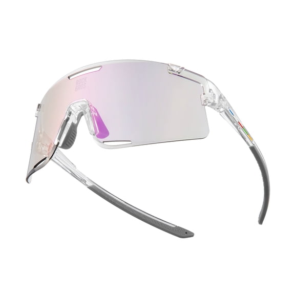 ROCKBROS Pro Cycling Glasses ROAD TO SKY Series with 3 Photochromic/Polarized/Night-Vision Lens Outdoor Sports UV Protection