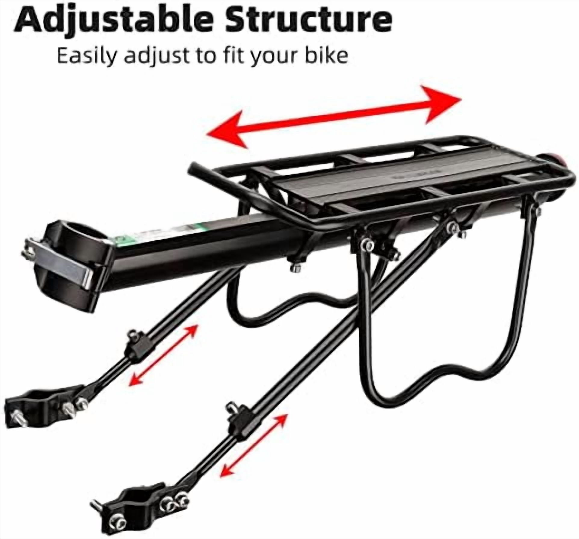 ROCKBROS Rear Bike Rack Quick Release Bike Cargo Rack Luggage Bike Rack ...