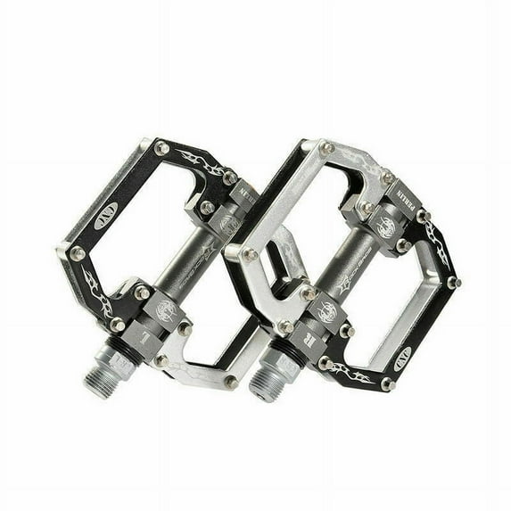 ROCKBROS Road Mountain Bike Pedals 3 Bearings 9/16" Aluminum Alloy Bicycle Pedals