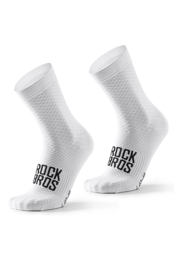 Road to Sky Cycling Socks for Men & Women, Breathable Quick-Dry Wicking Athletic Crew Socks