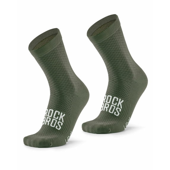ROCKBROS Road to Sky Cycling Socks for Men & Women, Breathable Quick-Dry Wicking Athletic Crew Socks