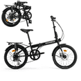 thumbnail image 1 of ROCKBROS SKN Folding Bike 20" Sports City Racing Bike Hight-Carbon Steel  Folding Bicycle 7-speed SHIMANO SL-RV300 Mechanical Disc Brakes, 1 of 18